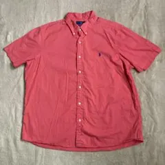 RALPH LAUREN ラルフローレン ボタンダウンシャツ ピンク XL