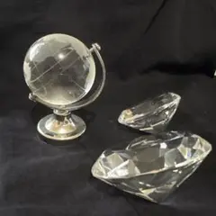 ガラス オブジェ 置物