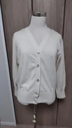spick & spanアイボリー カーディガン