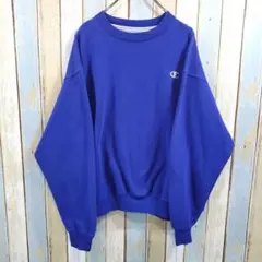 6-120☆チャンピオン☆スウェットトレーナー☆ワンポイント刺繍ロゴ☆3XL