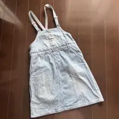 グローバルワーク　デニムサロペットスカート　150