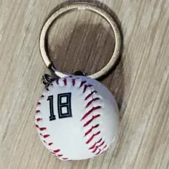 ✨新品✨ 山崎福也 選手 ミニボールキーホルダー 北海道日本ハムファイターズ