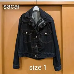 sacai 20SS レイヤードデニムジャケット 希少サイズ1 - メルカリ