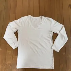 UNIQLO 極暖ヒートテックコットンVネックT/9分袖 ユニクロ ロンＴ