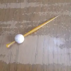 ソ*タ様 アンティーク調オレンジとピンクの葉模様のかんざし