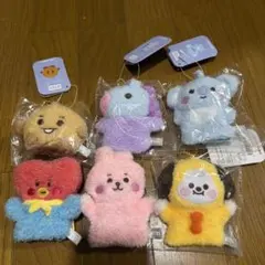 BT21 babyたっとん パペットキーチェーン セミコンプ セット