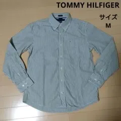 TOMMY HILFIGER ストライプ長袖シャツ サイズM レディース