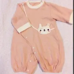 ベビー  50〜60 うさぎのロンパース 新生児 女の子