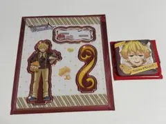 鬼滅の刃 善逸　バレンタイン　アクリルスタンド＆ギフト缶バッジ　2点セット