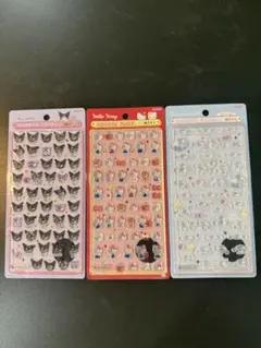 【正規品】サンリオ　ボンボンドロップシール　ミニ　3点セット