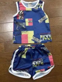 SHEIN 恐竜プリント セットアップ 90