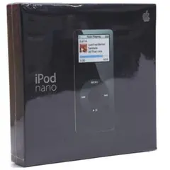 APPLE iPod nano第1世代 2GB ブラックPA100J/A未開封 - メルカリ