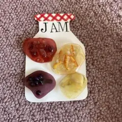 【値下げ】ジャム　ハンドメイド　ブローチ