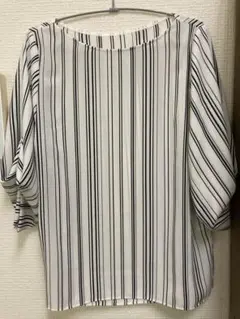 LAUTREAMONT半袖ストライプブラウスのサムネイル
