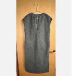 GRL シャギーサイドスリットジャンパースカート