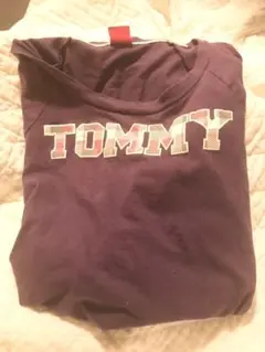 トミーガールのロングTシャツSパープル長袖