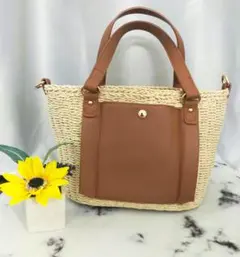 【CLOSSHI】かごバッグ☆ショルダー付♪のサムネイル