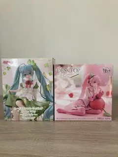 初音ミク　フラワーフェアリー & 桜ミク　デスクトップキュート