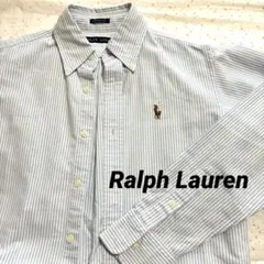 【Ralph Lauren 】クラシックフィット 長袖シャツ ストライプ