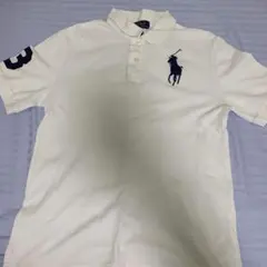 Polo Ralph Lauren ホワイト ポロシャツ L/G 160サイズ