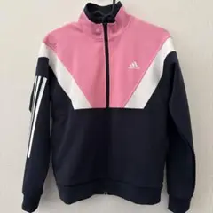 adidas ジャージ ピンク ネイビー 160cm 上のみ