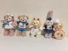 ダッフィーフレンズ ぬいぐるみバッジ まとめ売り