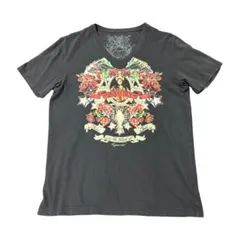 CustomCulture スカル Vネック Tシャツギャル男 y2k vkei - メルカリ
