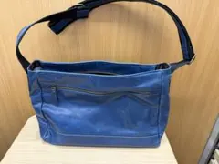 Cresta ショルダーバッグ ブルー レトロデザイン 1994 丈夫 - メルカリ