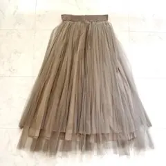 美品✨FABIANA FILIPPI 大草直子さんコラボチュールスカート モカ