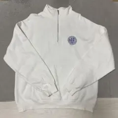REGIONAL HALF ZIP FLEECE HUF ハーフジップ 白 ハフ