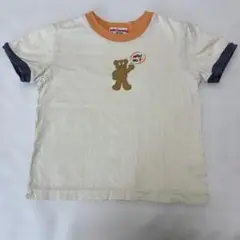 MIKI HOUSE 半袖Tシャツ 100cm ベア刺繍のサムネイル