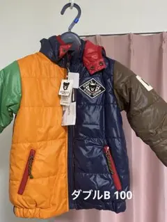 【期間限定値下げ】新品未使用　ダブル リバーシブル　中綿ジャンパー　100