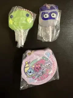 【即日發送】萬代電子雞 彩色糖果吊飾&壓克力鏡子3件組