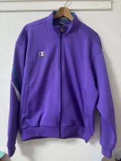 Champion 紫色 ナイロンジャケット