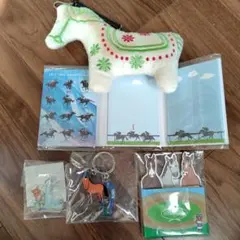 JRA キーホルダー・メモ帳・定期入れセット
