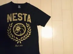 20レア物【NESTA　BRAND】ネスタブランド　Tシャツ 限定モデル 黒×金のサムネイル