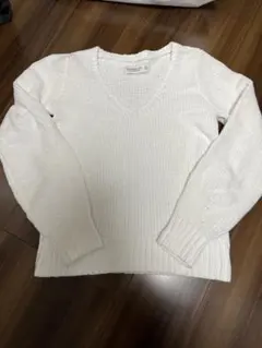 Abercrombie & Fitch ホワイトニットセット XS