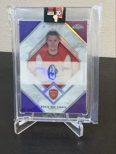 팬 페르시 친필 사인 75장 한정 아스날 Topps Chrome