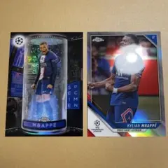 Topps Chrome Kylian Mbappé 2枚セット　エムバペ