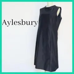 Aylesbury アリスバーリー ノースリーブワンピース L　黒　Black