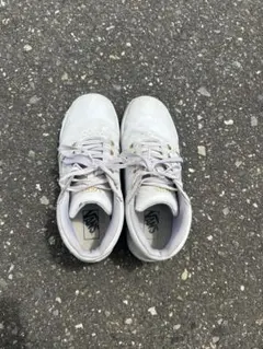 VANS ホワイト ハイカットスニーカー