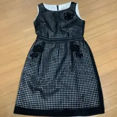 ❤️[Super Beauty]ノースリーブワンピース 40 ひざ丈 上品❤️