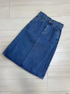 Lee デニムロングスカート　S オーガニックコットンのサムネイル