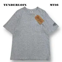 人気品！ TENDERLOIN 半袖 Tシャツ ポケット ORIGINAL L炭のサムネイル