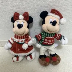 S*a様 ミッキー　ミニー　ぬいぐるみバッジ　ディズニークリスマス2024