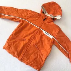 140 子供用スノーボードウェア スキー　雪遊び　スノーウェア　オレンジ