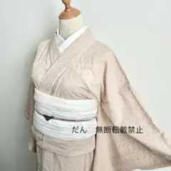 フラワー刺繍のコットン浴衣単品