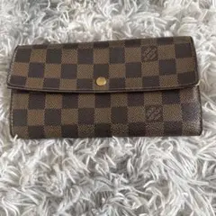 ダミエ・キャンバス 長財布 ブラウン系 新品 最終値段下げました