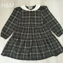 H&M チェック柄ワンピース