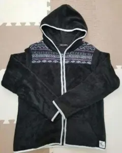 ✨匿名配送✨レディース　M　フリース裏起毛パーカー　パーカー　ブラック